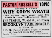 Pastor Russell Ad